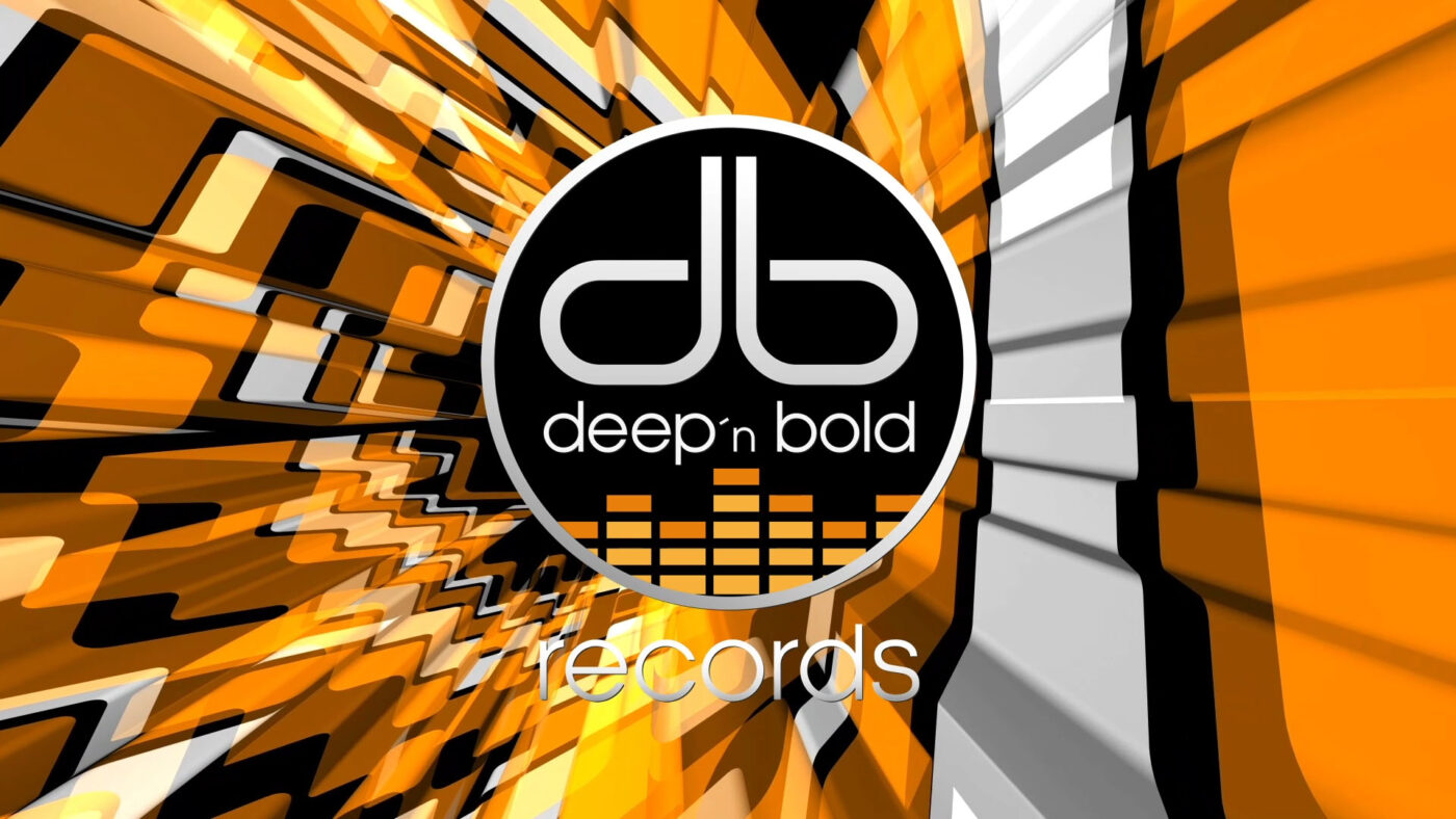 a logo on a yellow and white background