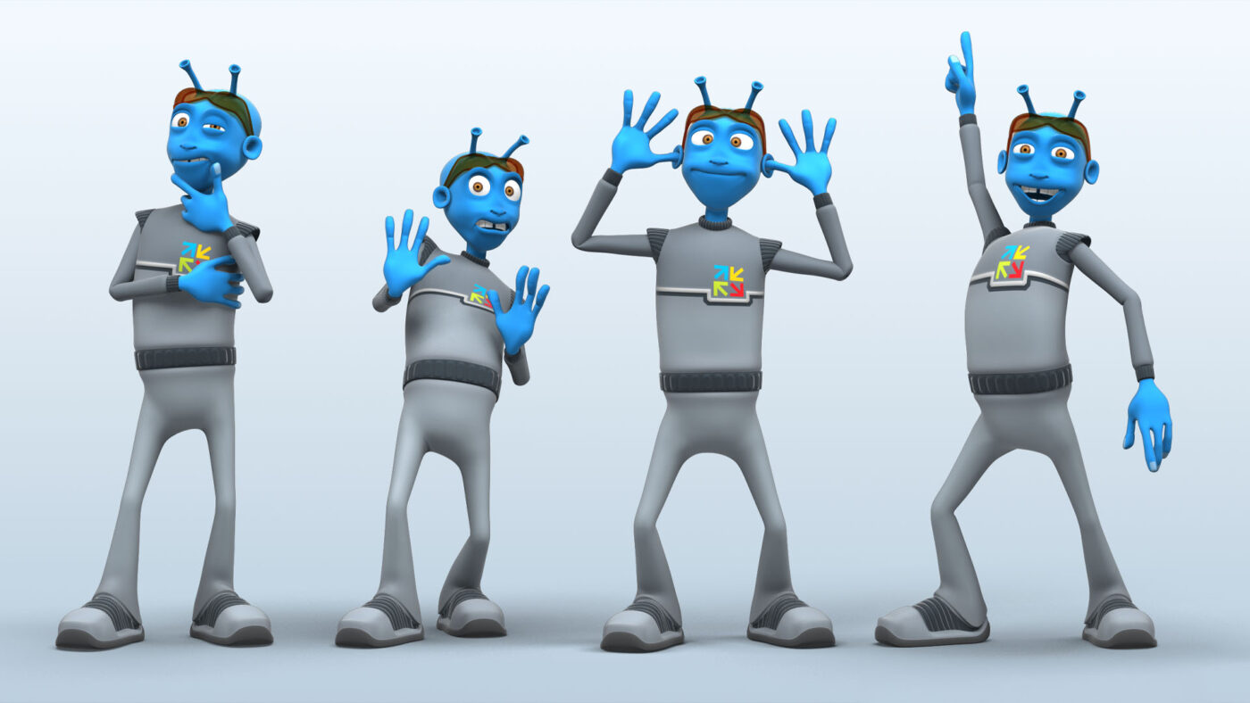 3D Character Design und Animation